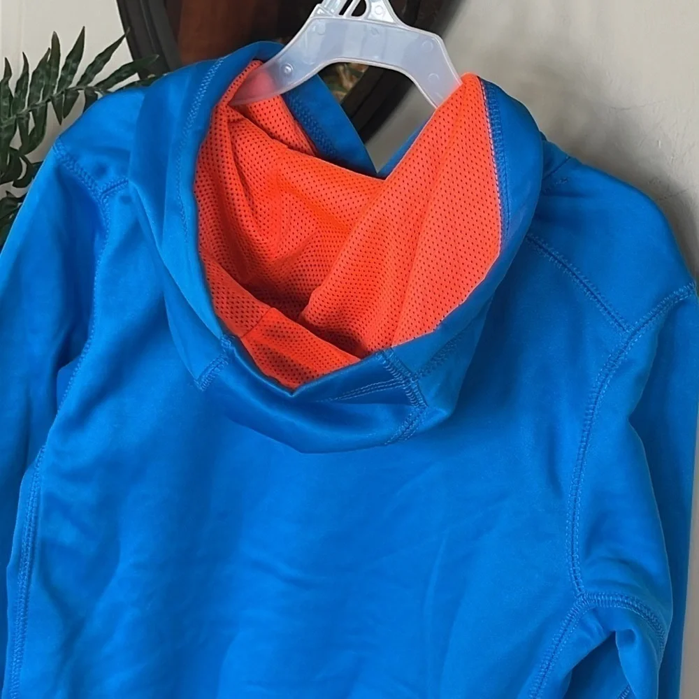 Brand New Nike Awesomeness Blue Orange Hooded Sweatshirt Football Sports Hoodie